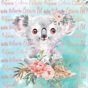 Tilda Koala Personalised Blanket