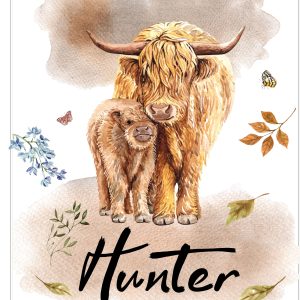 Highland Cow Duo Minky Blanket