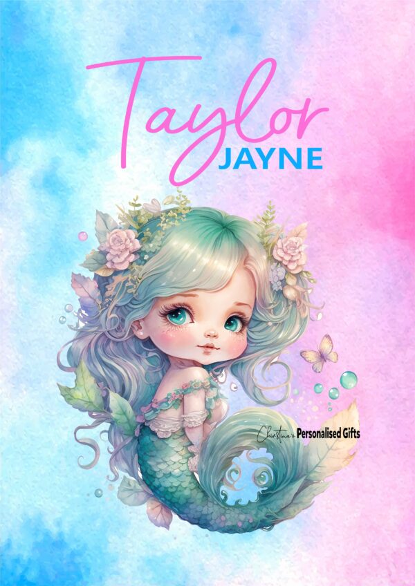 Mermaid Taylor Minky Blanket
